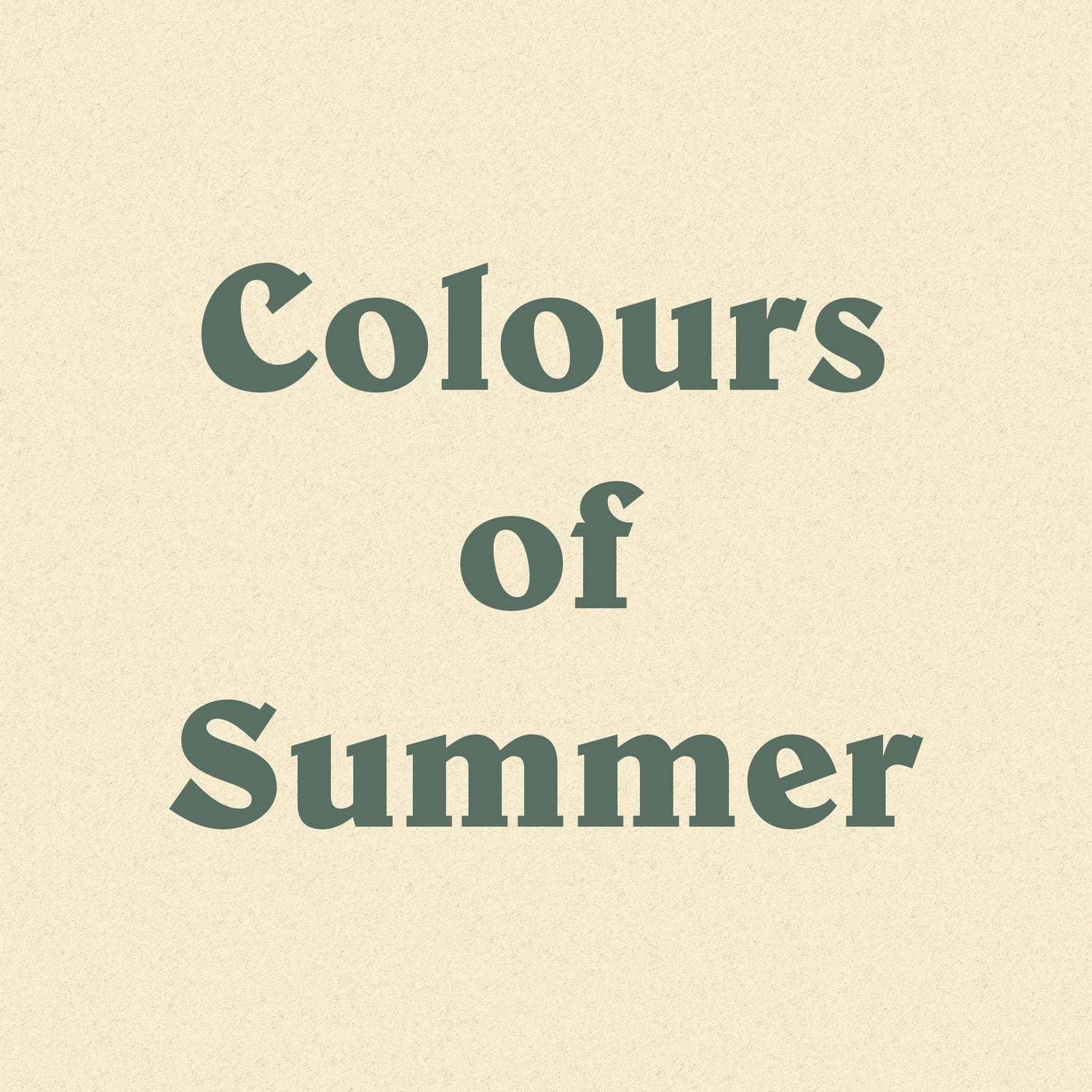 Colours of Summer